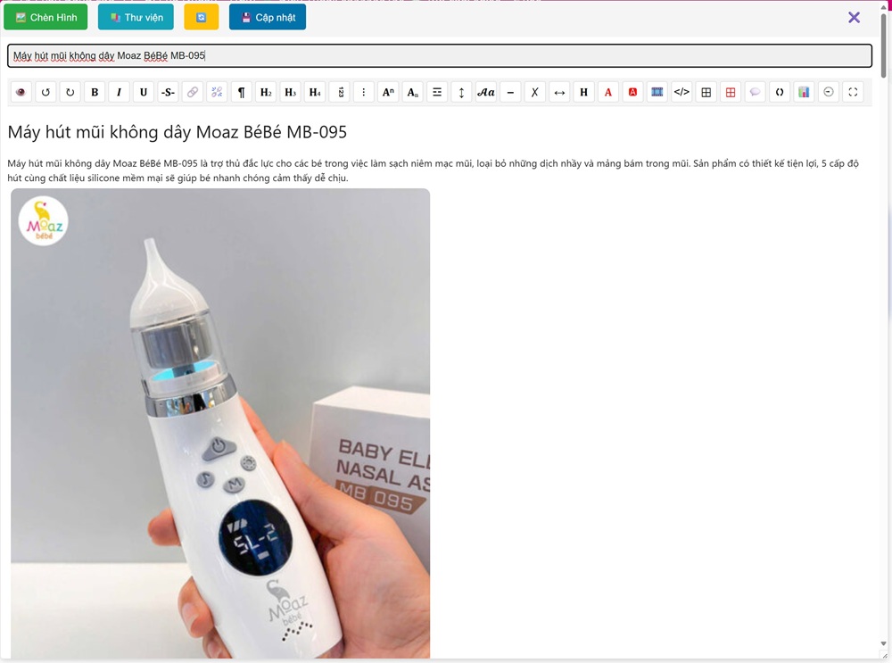 Plugin chỉnh sửa sản phẩm + bài viết + trang ở frontend 6 Plugin chỉnh sửa sản phẩm + bài viết + trang ở frontend