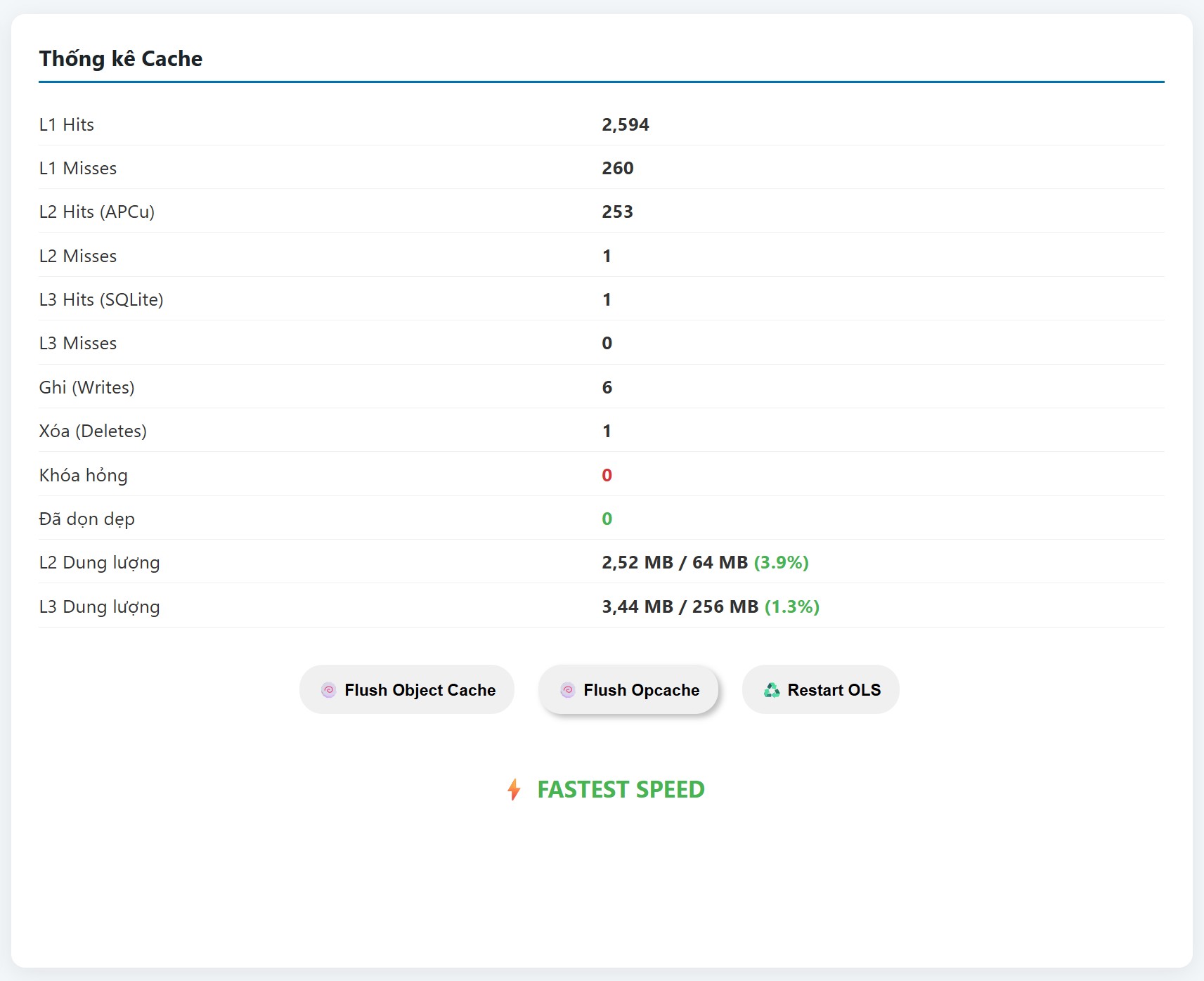 AOC Cache: Tăng Tốc WordPress Siêu Nhanh Với Hybrid Cache (APCu + SQLite)